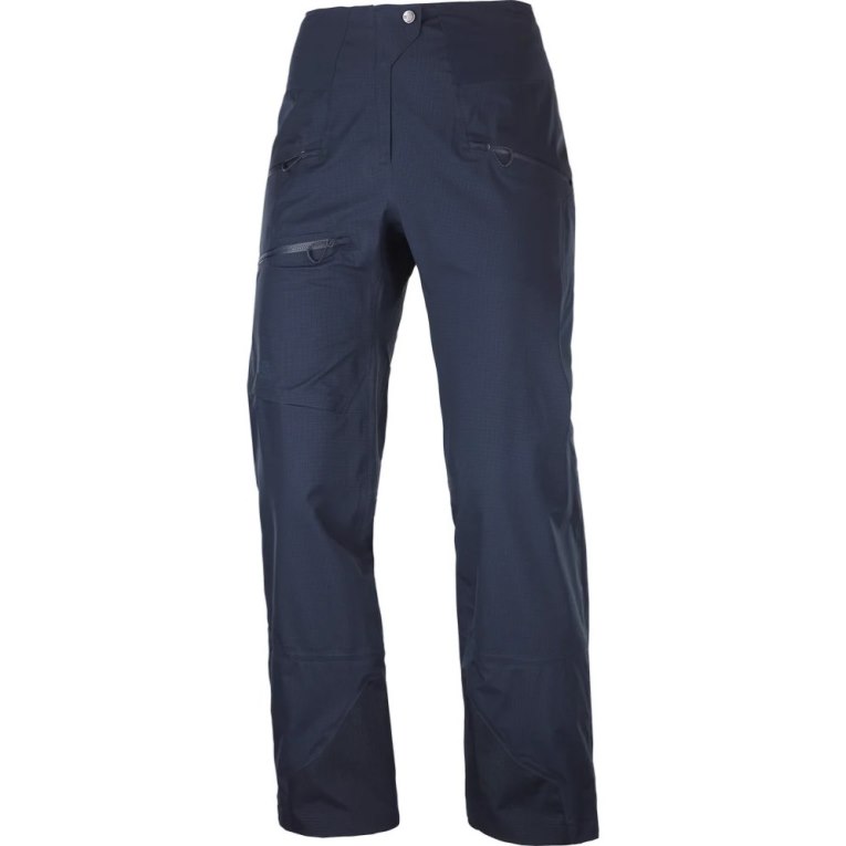 Pantalones De Esquí Salomon Outpeak GTX 3L Mujer Azul Marino | MX FNSZ521